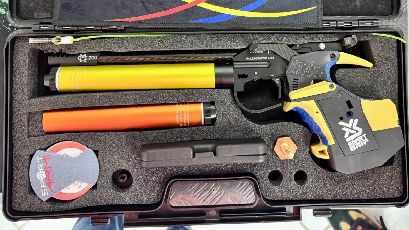 Morini CM200EI Scatto elettronico. Bombola gialla