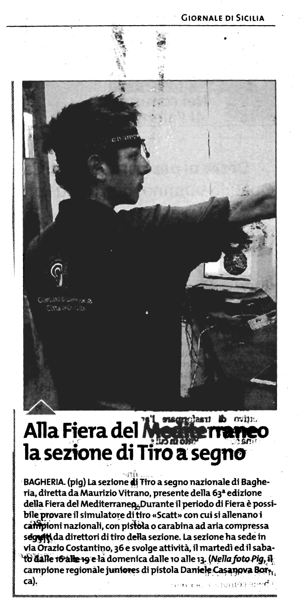 Ritaglio stampa: Articolo gds 05 giugno 2008