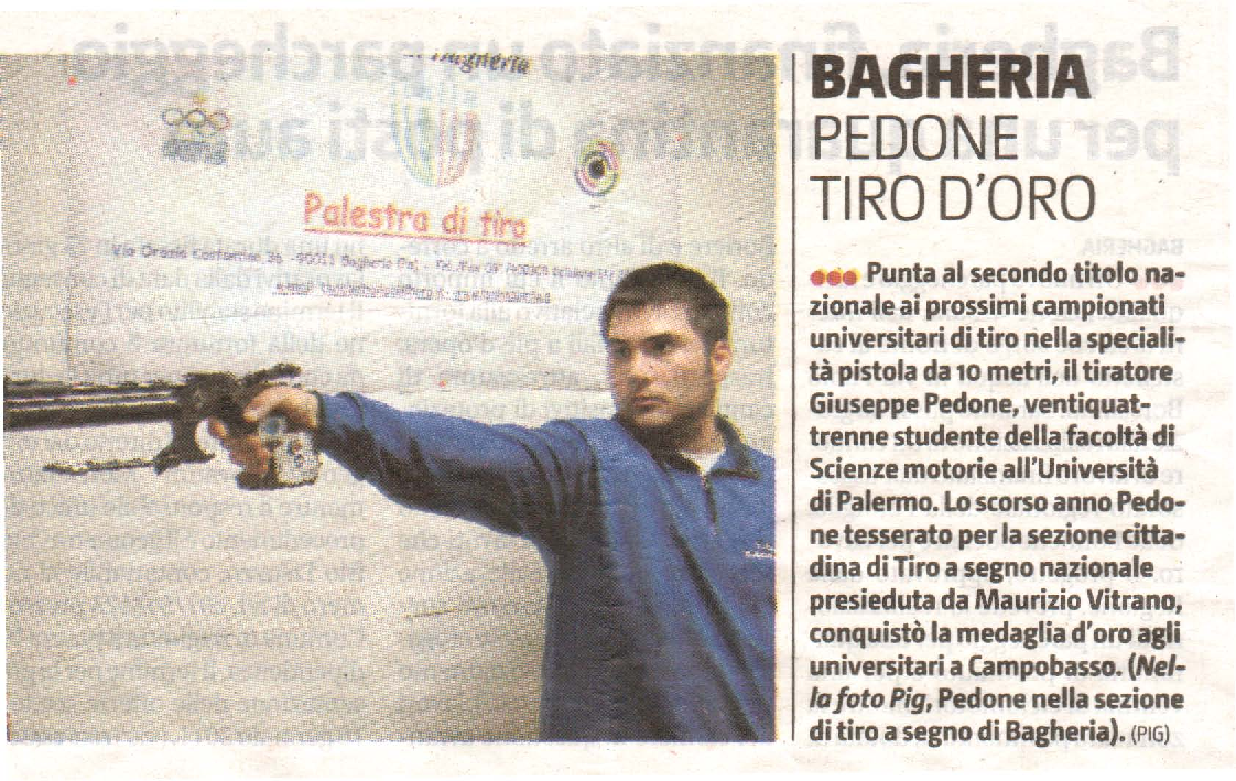 Ritaglio stampa: Articolo giornale di Sicilia 07 gennaio 2011